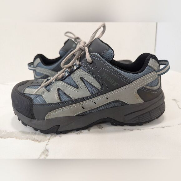 Worx by Red Wing 5108 Work Shoes boots Womens 8.5 Carbide Safety hard Toe gray - Picture 1 of 11